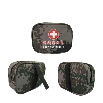 China Strong And Durable Outdoor Individual First Aid Kit Camouflage Stain Camouflage Field First Aid Kit Bag for sale