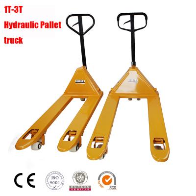 China Hydraulic Lifter Manual Forklift Hotels Hand Logistics Equipment for sale