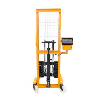 China High Quality Factory Price Manual Pallet Stacker Hydraulic Pallet Forklift 1000kg for sale