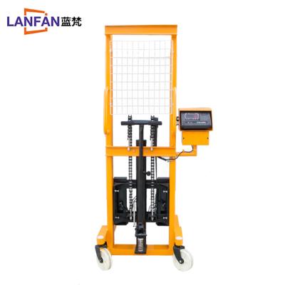 China Hotels Hand Pallet Truck Forklift Ladder Easy Operating Manual for sale