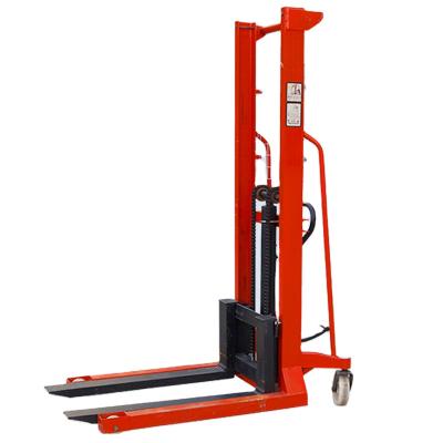 China Hotels Hand Pallet Powered Stacker Hydraulic Lifting Pallet Stacker Forklift 1.6m for sale