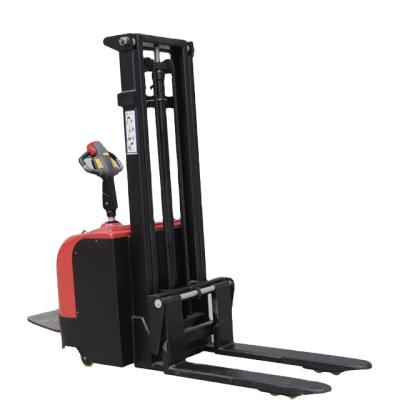 China Hotels 1Ton 2T Hydraulic Full Rack Drive Forklift Electric Pallet Stacker for sale