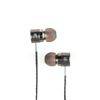 China Factory custom logo budi metal shell cnc metal shell earphone cheap promotional headphone handfree gift earbud in-ear headphone stereo cable earphone with MIC for sale