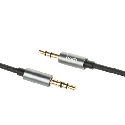 China Gold Leather Connector Strip Style Cable Male Aux Jack. of Jack 3.5mm male car stereo cord to mini braided aux cable. for car audio video cable for sale