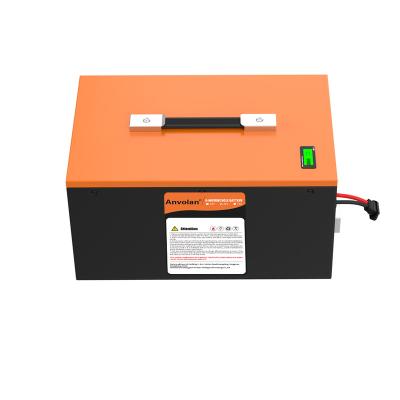 China Golf Carts 60volt 45Ah Power Lithium Battery 60v 45Ah Electric Motorcycle Battery With BMS Metal Case for sale