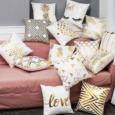 China Fashion Custom Wholesale Sequin Decorative Geometric Design Waterproof Wholesale White Velvet Heart Eye Cheersee Pillow Case Covers for sale