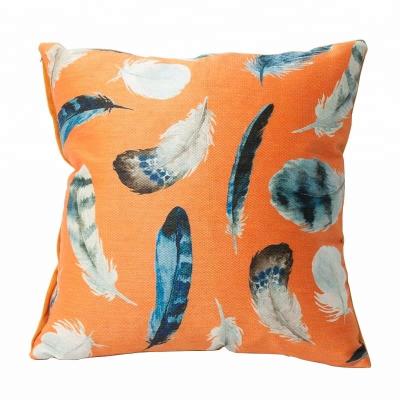 China Plain Cheersee Chenille Yellow Feather Proof Woven Printed Pillow Cushion Cover With Latest Design Pattern for sale