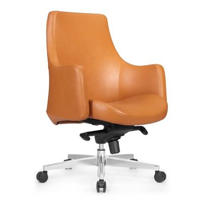 China Mid-back Multifunctional Simple Executive Visitor Chair Modern Office Swivel Chair for sale