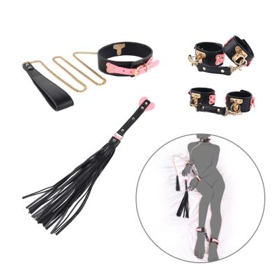 China Night Glow Restraint Set New Bondage Gear Glow BDSM Set Paddle Bondage Kit For BDSM Bondage Restraints for sale