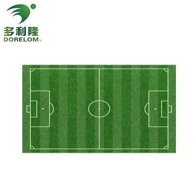 Chine Monofilament PE - gazon de terrain de football extérieur à haute densité avec un taux de couture de 16/10 cm à vendre