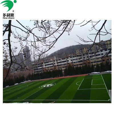 Chine Certification ISO14001 40 mm/50 mm/60 mm Herbe artificielle pour le terrain de football Meilleure option à vendre