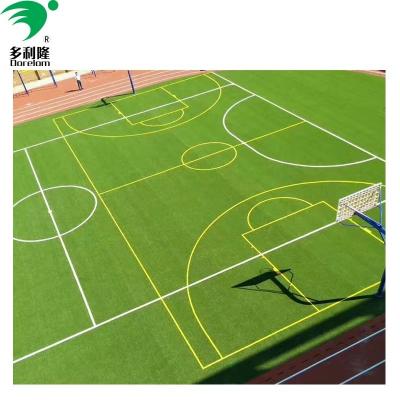 China Césped de campo de fútbol probado por MSDS Césped artificial para fútbol profesional en venta