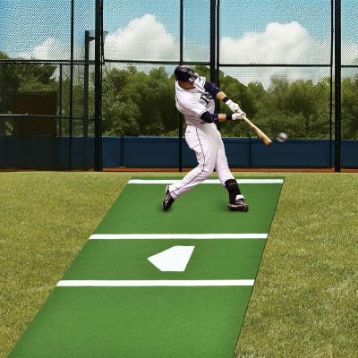 China Home Plate Batting verbessert mit 5ft*8ft Pro-Modell Hitting Mat und künstlichen Rasen zu verkaufen