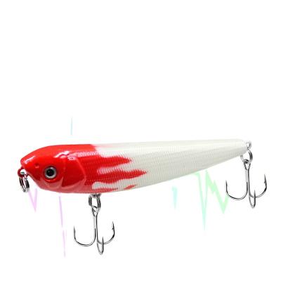 China Newest model Wholesale Sinking Pencil hard bait 8.5g luminous 9cm three hook 5 colors China factory for fishing lure for sale