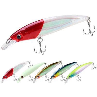 China PVC Soft Lure Wobbler Artificial Minnow Fishing Lure 110mm 14g 5 Colors Floating Bait From China Factory Fishing Lure for sale