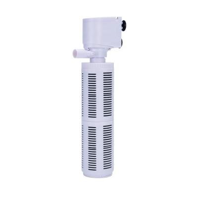 China Fish tank viable three-in-one the fish tank built-in small silent aeration filter aquarium circulation pump submersible water pump for sale