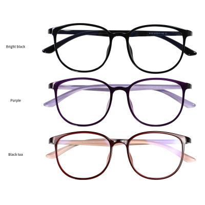 China Factory wholesale hot sale normal fashion slim frame female frame 51 frame woman student tr90 thin round glasses frames for sale