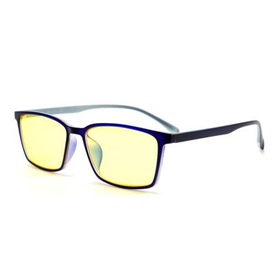 China Anti Blue-Ray 2021 New Fashion Model TR90 Anti Blue Light Night Vision Computer Glasses for sale