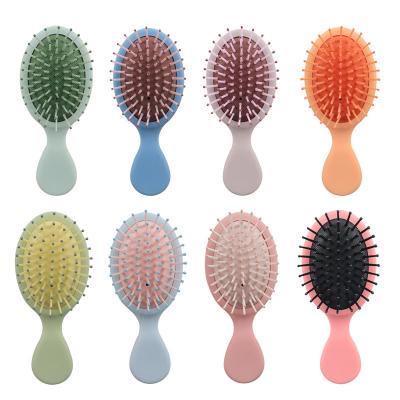 China Cushion New Arrival Small Candy Soft Paddle Hair Brush For Kid Gift Detangler Brush for sale