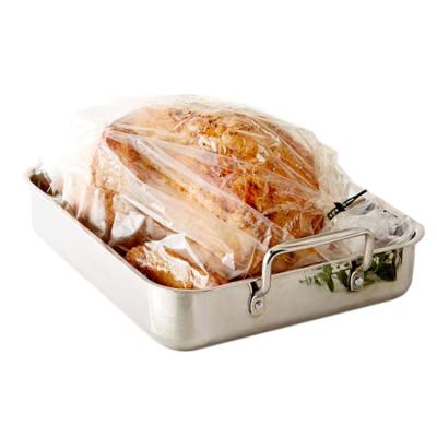 China Oven Bag Roasted Cooking Turkey Microwavable in a Bag Baking Roasted Turkey Chicken Recipe Turkey Brine Bag for sale