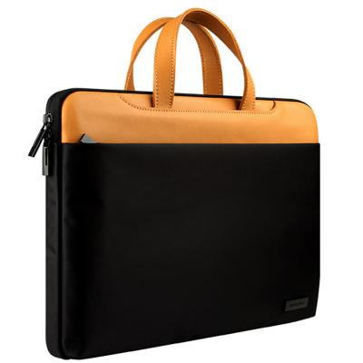 China Laser Cut 15.6 Inch Shoulder Computer Briefcase Fashionable Cheap Waterproof Laptop Bag For Women Men for sale