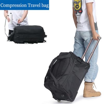 China Fashion Mens Luggage Trolley Bags Moving Bags Luggage Trolley Set Duffel Bag Travel With Wheel for sale