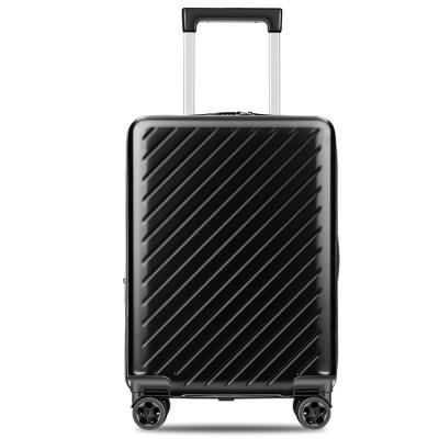 China ABS TSA Lock Shenzhen Travel Luggage Bag Flight Trolley Suitcase Nylon Rolling Luggage Bag 20