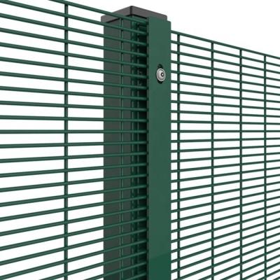 China Easily Assembled High Security 358 Welded Metal Prison Wire Mesh Anti Climb Barrier for sale