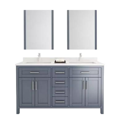 China Modern Classic Bathroom Furniture New Bathroom Vanity Mirror Led Cabinet for sale