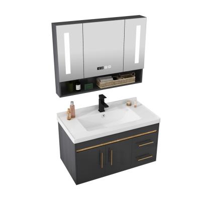 China Modern Classic Bathroom Furniture New Bathroom Vanity Mirror Led Cabinet for sale