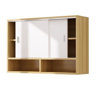 China Modern simple modern sliding door wall cabinet in the kitchen for sale