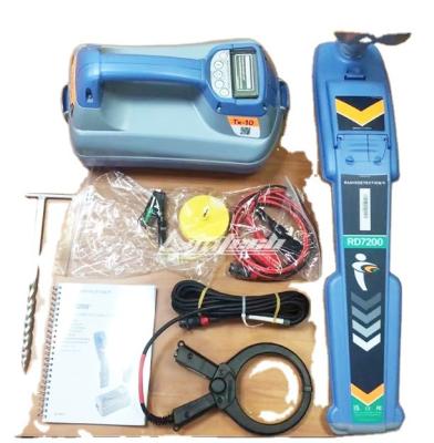 China FTTX Radiodetection RD7200 Pipe and Underground Cable Locator and TX-10 Cable Fault Locator for sale