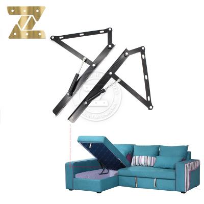 China Space Saving sofa bed lift mechanism with gas spring 400mm length Thickened and strengthened sofa support frame accessories for sale