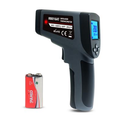 China Professional 1600C Laser Double Function ABS IR8016AT 50:1 Digital Infrared Thermometer Multifuncion for sale