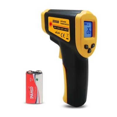 China Easy To Use Laser IR Pyrometer Infrared Thermometer With Good Price CE8550 (-50-550) D:S 12:1 for sale