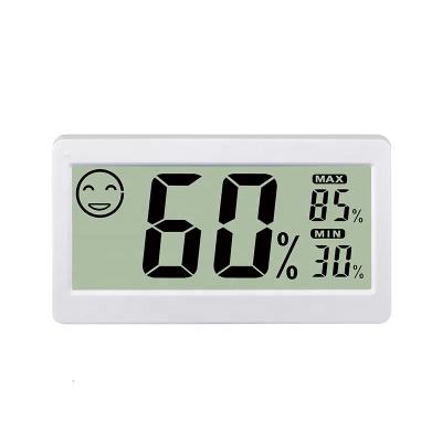 China Indoor& DC206 Humidity Display Digital Desktop Thermometer Indoor Outdoor Hygrometer for sale