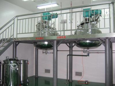 China de Gelatine Smeltende Tank van 600L Softgel met Vacuümontwerp/Bewegende Functie met Platform en gewicht Te koop