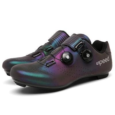 China Wholesale High Quality Breathable Luminous Shoes Cycling Recycling Best Service Lower Prices Lace Up Professional Road Recycling Shoes for sale