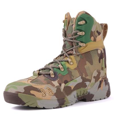 China Lace Up Shoes Wholesale Factory Price Premium Scare Leather Military Shoes Sand Camouflage Tactical Black Boots For Men for sale