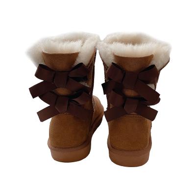 China CUSHIONING 20 Years Experience Different Styles Student Girls Junior Bling Furry Warm Sheepskin Custom Fur Ladies Winter Boots For Snowfall for sale