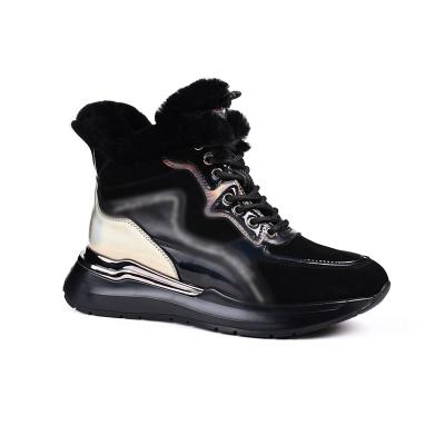 China EVA 20 Years Experience Oriental - Snow Winter European Style Custom Leather Sneakers Women's Retro Boots 2021 Hot Woman Snow Boots for sale