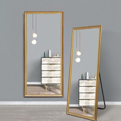 China BOLEN Customized white full length mirror with stand modern wall free standing framed mirror for sale