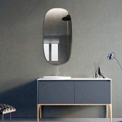 China Wholesale 40x140CM Modern Wall Mirror Vanity Oval Shape Bathroom Mirror for sale