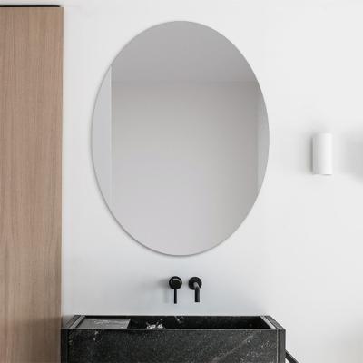 China BOLEN wall mirror decorative oval make up mirror bath vanity for sale