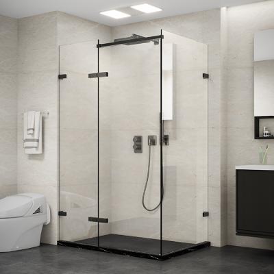 China Polished 8mm tempered glass bathroom shower cabin frameless shower enclosures for home/villa/hotel for sale