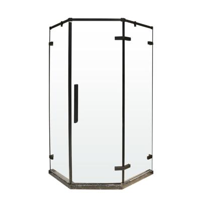 China Diamond hinge framed shower room custom temperted glass bathroom shower cabin for sale