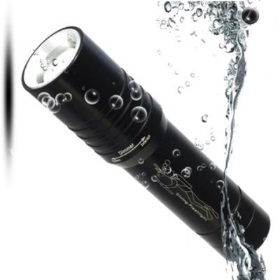 China Led USB Light Flashlight Aluminum Waterproof Rechargeable Diving Scuba Diving Torch for sale