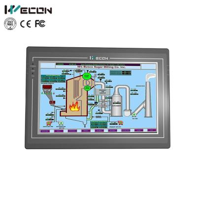 China Wecon PI8102H 10.2 inch hmi support brands plus plc hmi all in one PI8102H for sale