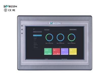 China Wecon PI HMI 10.2inch IP65 operator panel with RS232/RS485/RS422 and Ethernet standard. 10.2 for sale