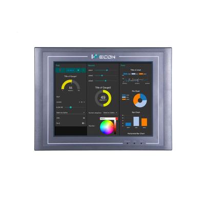 China Wecon PI web hmi 10.4 inch touch screen integrated SCADA most brand PLCs supported. 10.4 inch panel for sale